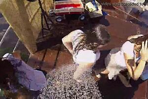 Abricoff's Wet T-Shirt Lingerie Exhibitionists!