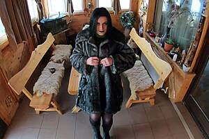 Elegant wife gets fucked on desk and cum covered