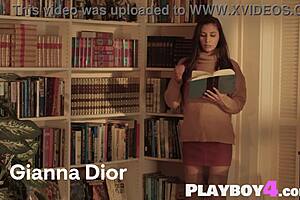 gianna dior strips peacefully after angela white bares huge natural tits