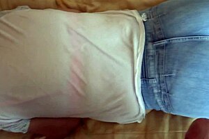 Stepmom offers ass for cumshot no pussy fucking