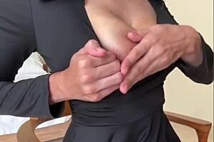 i love stepmom's big tits flashing those panties for me