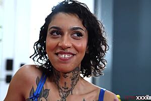 big tit ebony milf tackles double bbc pounding 😈🍆💦