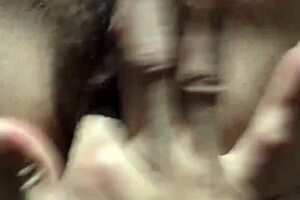 stunning chinese teen couple's homemade blowjob creampie and wet pussy pounding