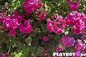 ana foxxx poses by pool then fingers big ass ebony pussy wet