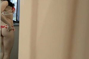 Stepmom Spreads Pussy Lets Stepson Jerk Monster Load On Her Lingerie