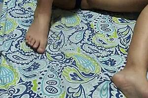 Boyfriend Gropes Latina Girlfriend Home