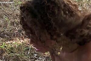 Two latina sluts beg for outdoor anal orgy double penetration