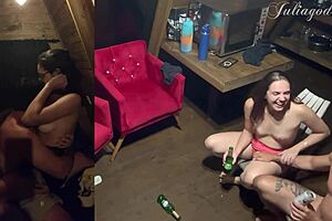 my 1st truth or dare game 😏 turns into wild orgy with neighbors stripping & fucking everywhere 🔥