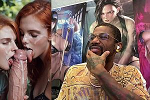 freckled married milf latina teen gets cum blast on face from huge cock while tight bald pussy takes anal