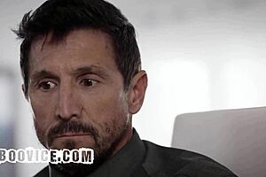 kinky stepmom and stepdaughter threesome after spanking