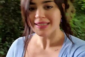 Hey stranger, grope my fat Latina ass and huge boobs outdoors!