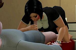 Naughty Maid's Big Tits Drip in Sinful Shower Ep 5