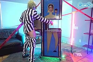 beetlejuice cosplay threesome wrecks wednesday addams and big tits stepmom's wet pussies?