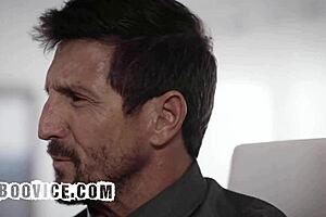 kinky stepmom and stepdaughter threesome after spanking