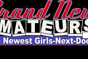 Mid-20s blonde keyton takes shaved pussy doggystyle cumshot facial