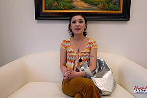 inked brunette coed wendy, crave my sloppy rimjob on your ass?