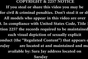 sara jay gags on ralph long's cock while he licks her big clit pussy then cums on tits