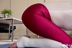 blonde mature yoga nanny deepthroats hung tattooed stud oldnanny