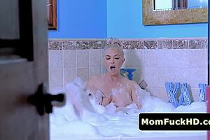 Stepson Helps Brooke Paige Shower Orgasm