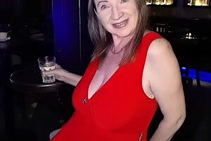 Cougar In Red Lingerie Takes Him Home For Wild Cougar Fuck Session