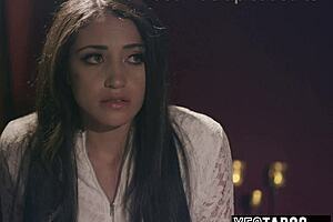 Tiny milf gets whipped hard then railed deep 😈🔥