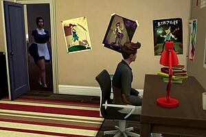 Naughty Maid's Big Tits Drip in Sinful Shower Ep 5