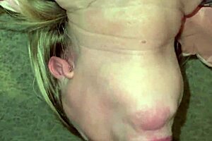 Blonde Stepmom's Mouth Fucked Hard Deepthroat Wet Pussy Bedroom Ravaged
