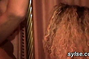 Blonde European MILF Takes Gangbang Doggystyle In Retro Forest Voyeur Frenzy