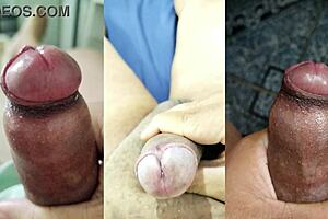 best moments jerking off and cumming with my fat girlfriend nerd - part 1