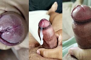 Fat nerd jerks small cock watching girlfriend humiliated by old friend cuckold style