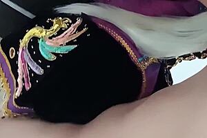 Caught Stepsis Masturbating In Church, Gave Anal Creampie Under Folk Dance Clothes