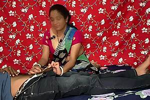 slutty auntie screams as cock pounds her hungry pussy private hindi dirty talk moaning!