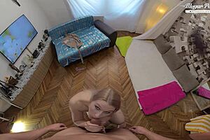 Diane Chrystall's Big Booty Bounces on Monster Cock Backstage