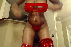 Busty ebony Nyla Storm, ready to ride your monster cock deep?
