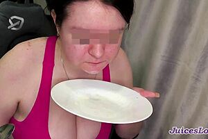 Mom swallows every drop after deepthroat cowgirl cum feast