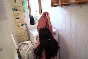 German Stepmommy Soaks Panties Moaning in Wet Pussy Fetish!