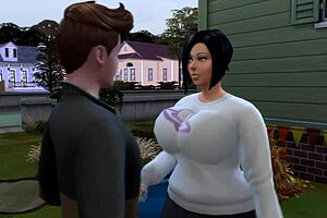 Naughty Maid's Big Tits Drip in Sinful Shower Ep 5