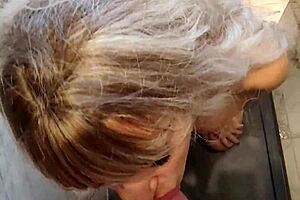 he wrecks my holes in shower then blasts tits