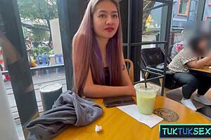 Cute Tattooed Thai Milf Picked Up And Pounded Hard!