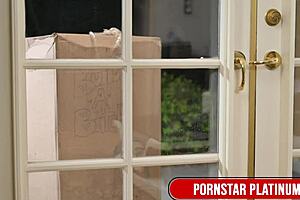 Blonde Leya Falcon's Pink Holes Drilled Deep by Jamie Knox