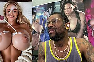 punk rock big breast blonde milf teen gets bukkake facial cumshot blast