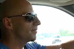 Busty tanned milf Demi Delia rides repairman's monster cock to orgasm facial