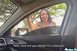 ever wonder how bbc pounds horny colombian mariana sandoval in car?