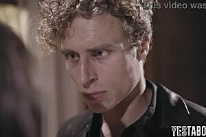 i'm the horny milf reporter gettin dominated hard... pounded deepthroat by celebrity crush big cock petite hairy brunette pov