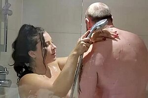 peeing in the shower with christina santes