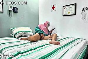 doctor fingers hairy pussy boyfriend call break