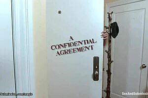 i'm their bound slave in this married threesome fuckfest