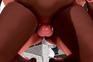 max's life s5 ep267: milf trio plus fiery redhead in double penetration game