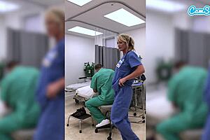 Fit Nurse MILF Caught Masturbating, Fired But Still Cums Hard!