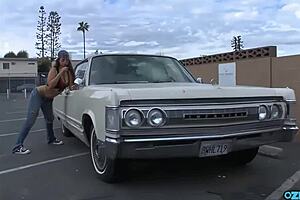 Dude, car mechanic kisses Bridgette B then fucks her hard doggystyle! 🔥🍑😈